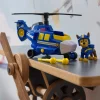 Ken Black PAW Patrol: Air Rescue Chase Action Figure & Hero Helicopter Toy with Projectile Launcher| Preschool & Electronic Learning