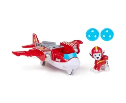 Ken Black PAW Patrol: Air Rescue Marshall Action Figure & Hero Hydro Plane Toy with Projectile Launcher| Preschool & Electronic Learning