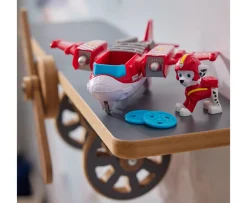 Ken Black PAW Patrol: Air Rescue Marshall Action Figure & Hero Hydro Plane Toy with Projectile Launcher| Preschool & Electronic Learning