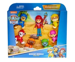 Ken Black PAW Patrol: Rescue Wheels Toy Figures Gift Pack with 7 Collectible Action Figures| Preschool & Electronic Learning