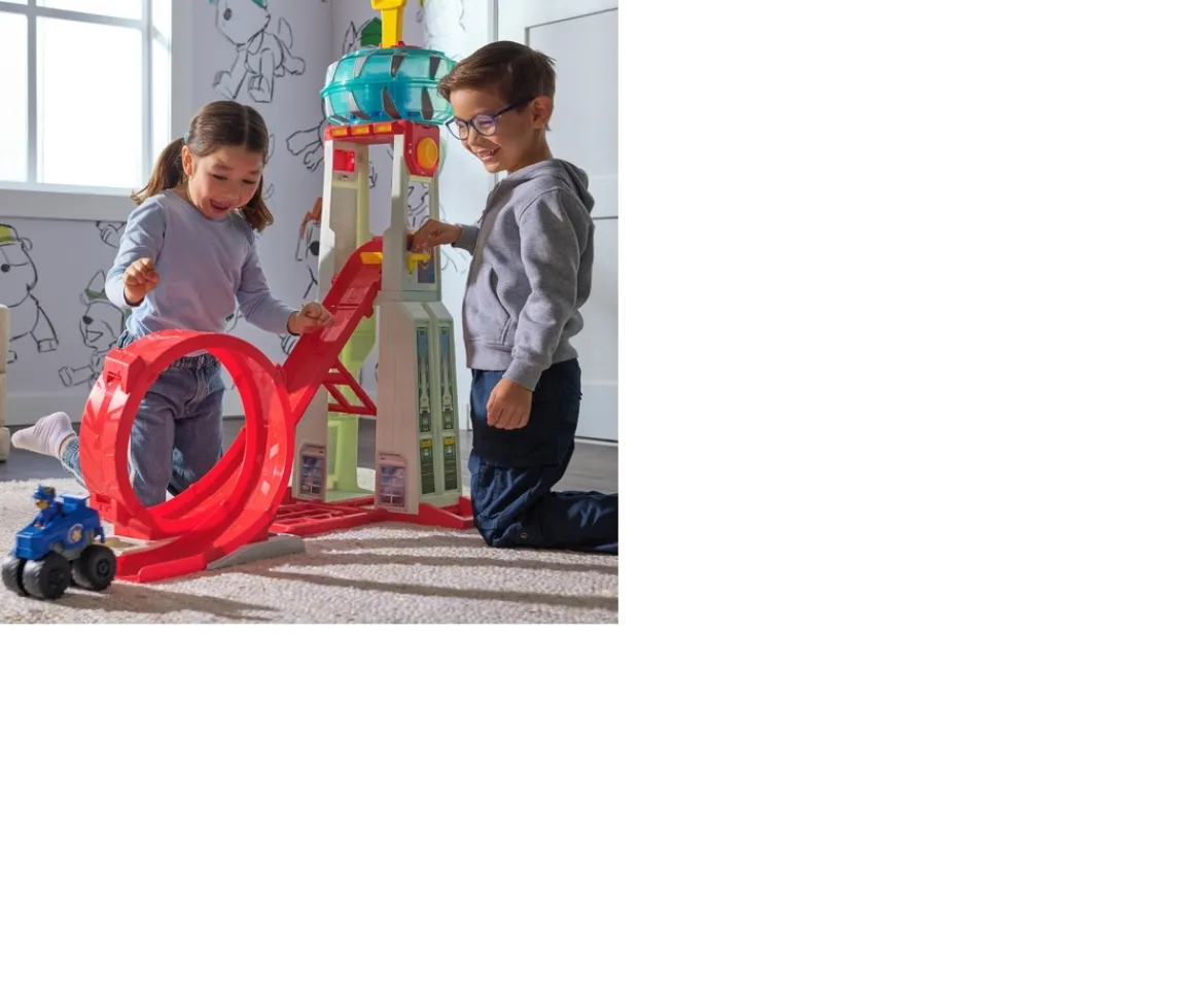 Ken Black PAW Patrol Rescue Wheels Super Loop Tower HQ| Preschool & Electronic Learning