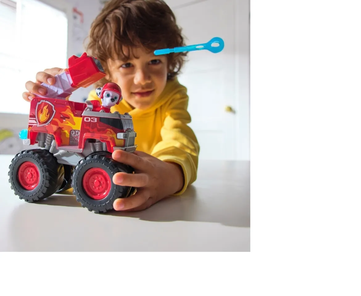 Ken Black PAW Patrol Rescue Wheels Marshall's Fire Engine| Preschool & Electronic Learning