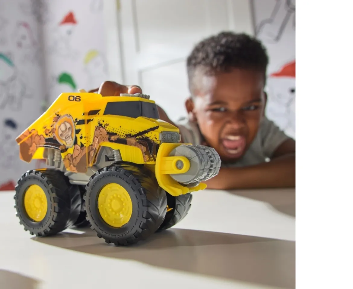 Ken Black PAW Patrol Rescue Wheels Rubble's Bulldozer| Preschool & Electronic Learning