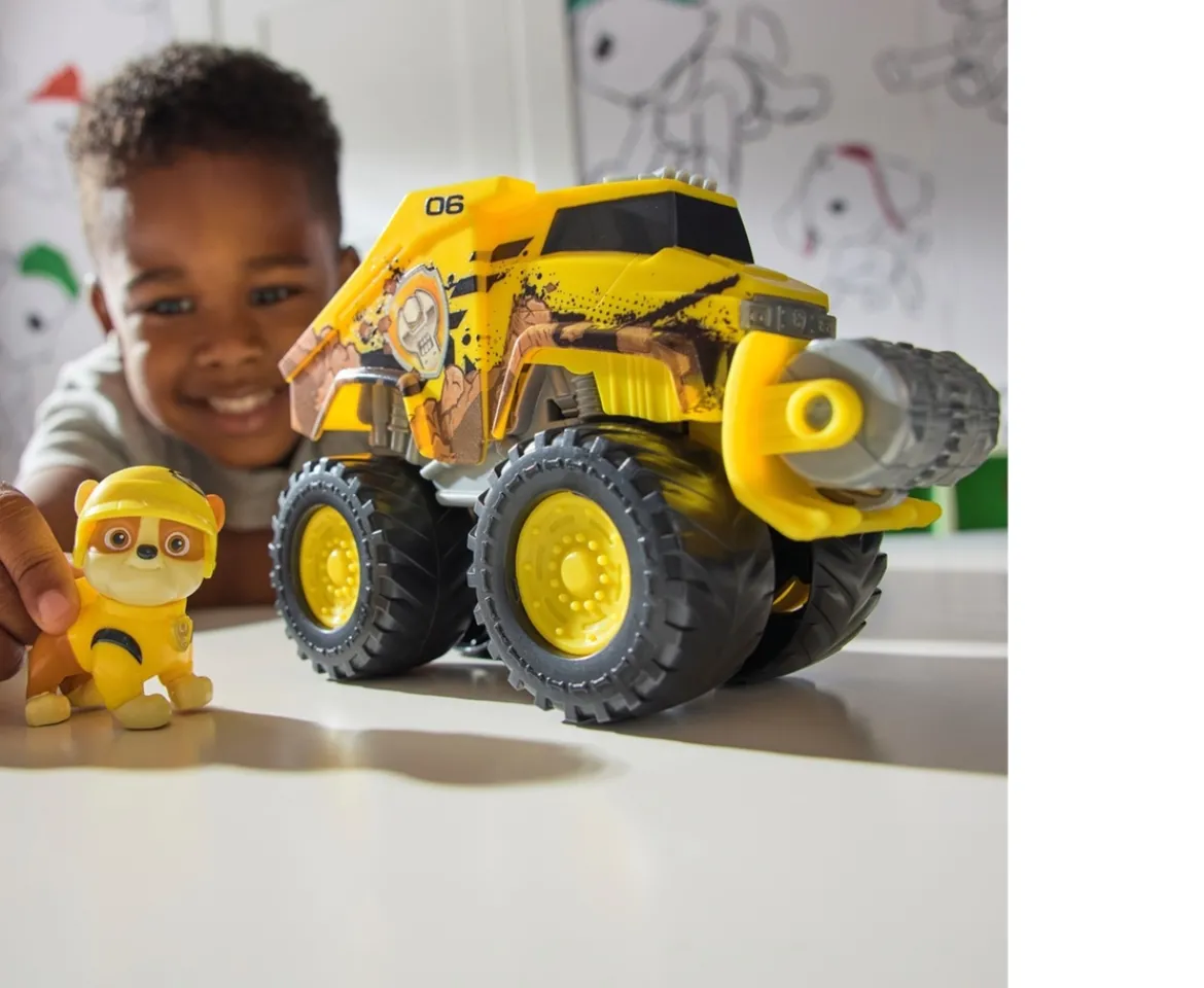 Ken Black PAW Patrol Rescue Wheels Rubble's Bulldozer| Preschool & Electronic Learning