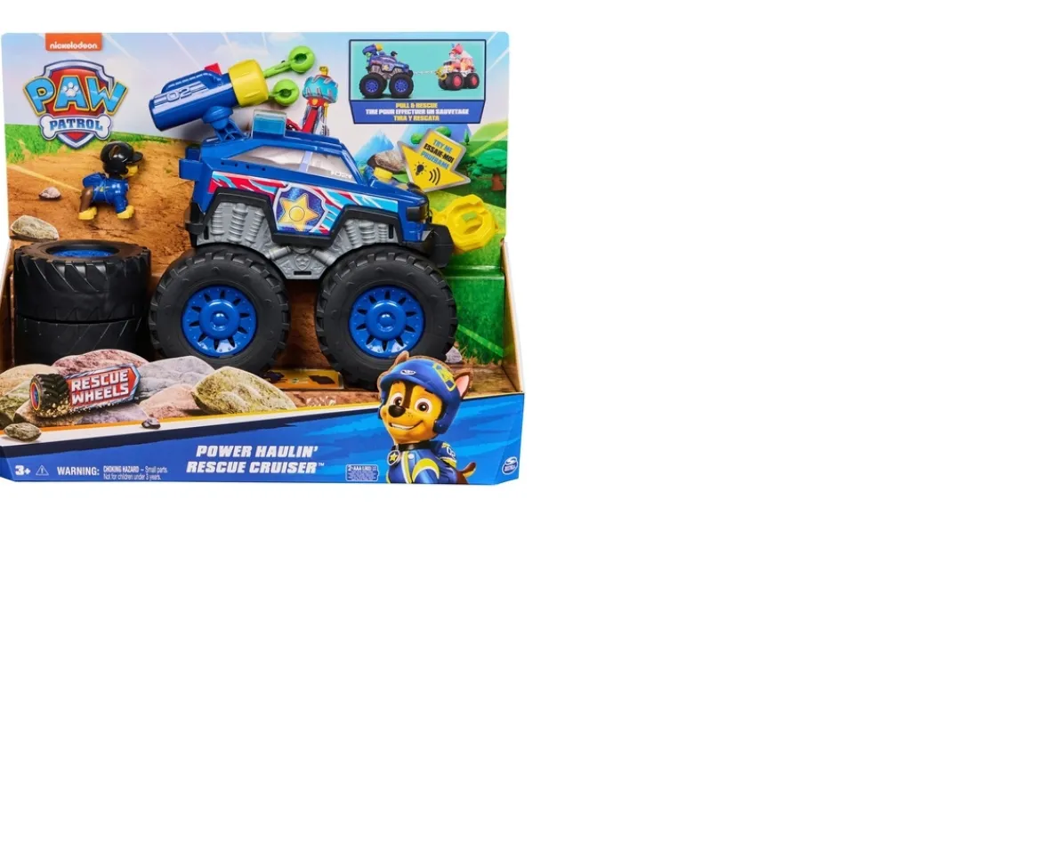 Ken Black PAW Patrol Rescue Wheels Chase's Deluxe Power Haulin' Rescue Cruiser| Preschool & Electronic Learning