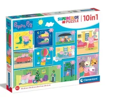 Ken Black Peppa Pig 10in1 puzzle| Clementoni|Puzzles