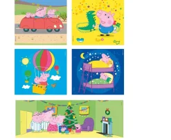 Ken Black Peppa Pig 10in1 puzzle| Clementoni|Puzzles