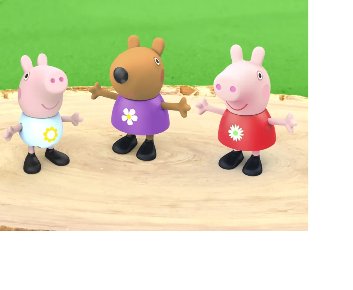 Ken Black Peppa Pig Peppa's Caravan Playset with 3 Figures| Preschool & Electronic Learning