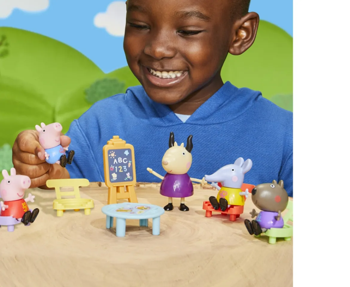 Ken Black Peppa Pig Peppa's Playgroup Playset| Preschool & Electronic Learning