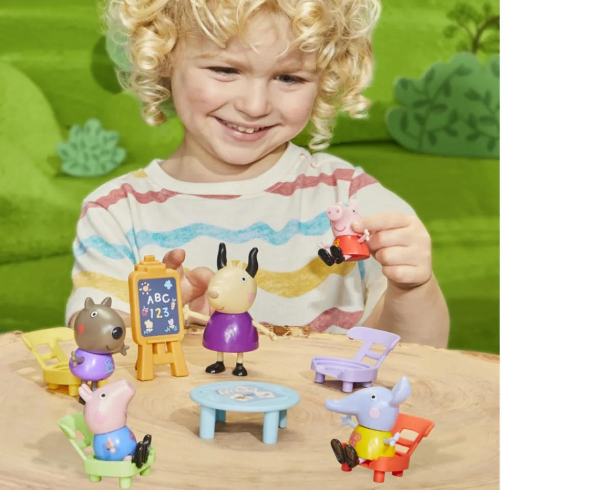 Ken Black Peppa Pig Peppa's Playgroup Playset| Preschool & Electronic Learning