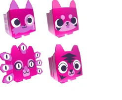 Ken Black Pet Simulator S2 Mystery Pets 4 pack Egg| Action Figures & Playsets