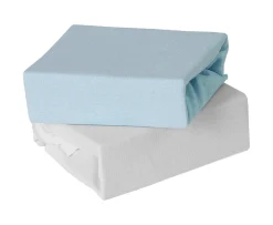 Ken Black 2pk Cot Bed Fitted Sheet Blue| Nursery Furniture & Bedding