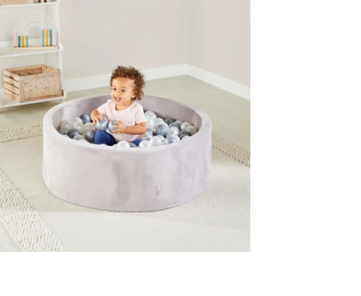 Ken Black Play Factory Foam Ball Pit with 120 balls| Preschool & Electronic Learning