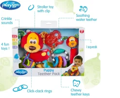 Ken Black Playgro Puppy Teether Pack Newborn Gift Set| Toys & Gifts|Baby Play