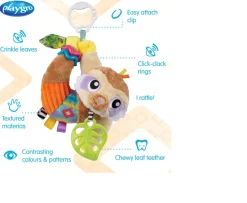 Ken Black Playgro Sensory Friend Salo Sloth| Baby Play