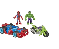 Ken Black Playskool Heroes Marvel Super Hero Adventures 13cm Action Racers Vehicle 2 Pack| Action Figures & Playsets