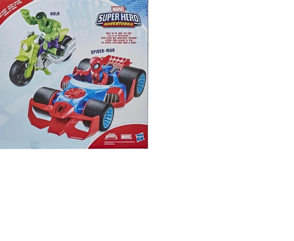 Ken Black Playskool Heroes Marvel Super Hero Adventures 13cm Action Racers Vehicle 2 Pack| Action Figures & Playsets