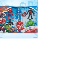Ken Black Playskool Heroes Marvel Super Hero Adventures 12.5cm Action Figure 6 Pack| Action Figures & Playsets