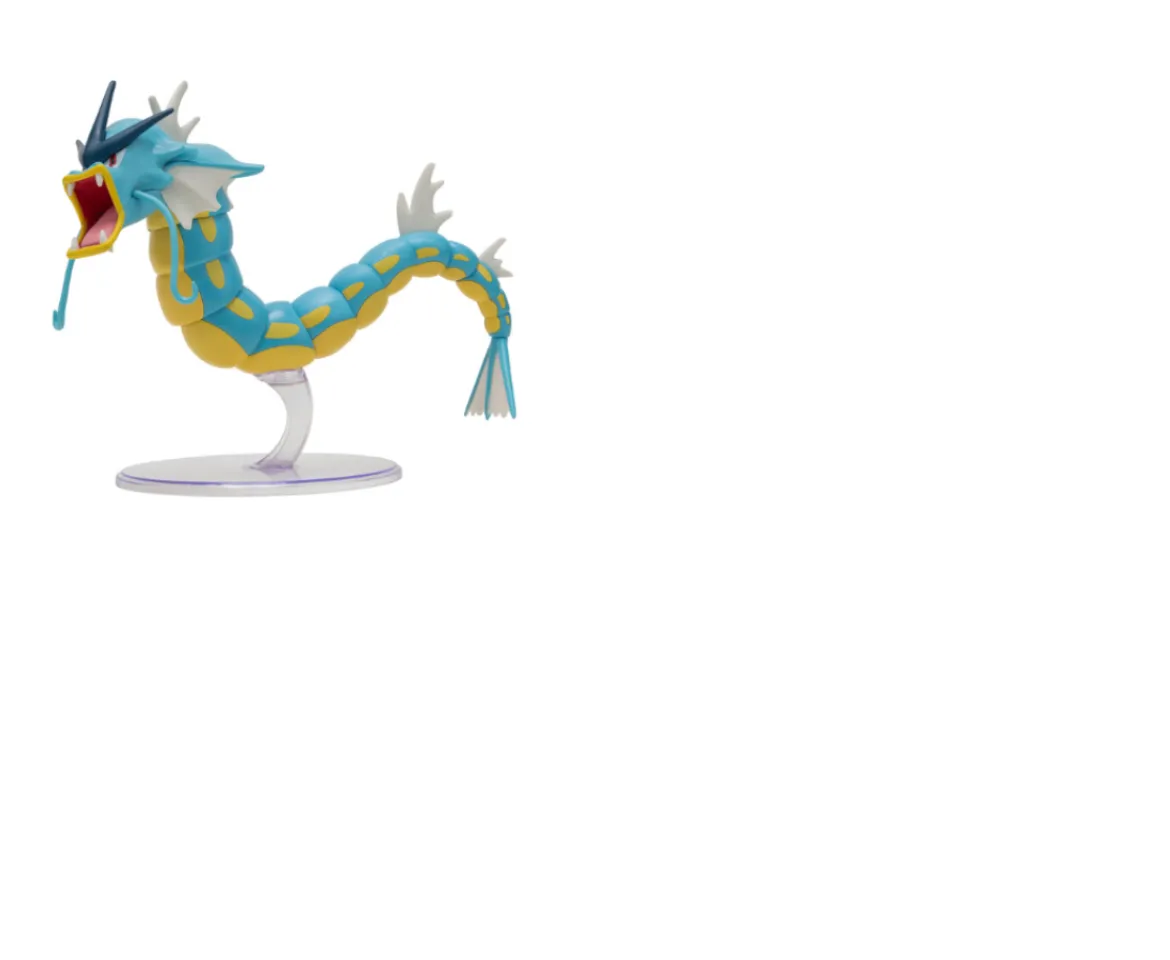 Ken Black Pokemon Gyrados Epic Battle Figure - 12-Inch Articulated Epic Battle Figure with Display Stand| Action Figures & Playsets