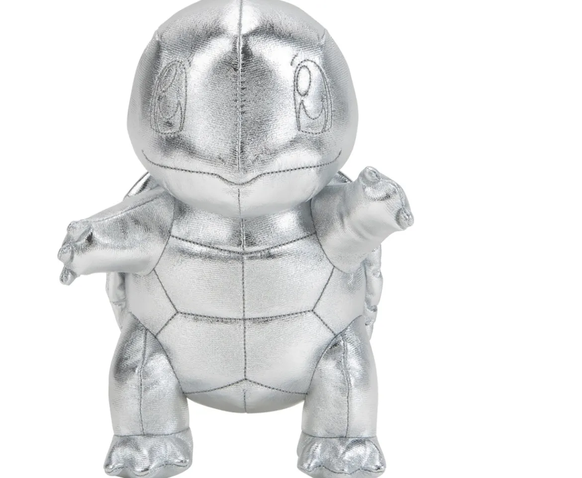 Ken Black Pokemon 25th Celebration 8Inch Silver Squirtle Plush| Action Figures & Playsets