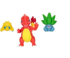 Ken Black Pokémon Battle Figure 3 Pack - Features 2-Inch Joltik and Oddish and 3-Inch Charmeleon Battle Figure| Action Figures & Playsets