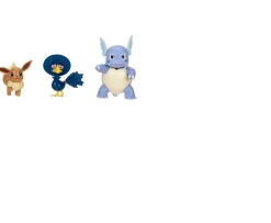 Ken Black Pokémon Battle Figure 3 Pack - Eevee, Murkrow and Wartortle| Action Figures & Playsets