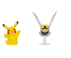 Ken Black Pokémon Battle Figure 2 Pack - Features 2-Inch Pikachu and Ninjask Battle Ready Figures| Action Figures & Playsets