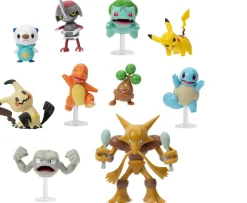 Ken Black Pokémon Battle Figure 10 Pack - One 4.5-Inch Alakazam Figure plus Nine 2-Inch Battle Figures includi| Action Figures & Playsets