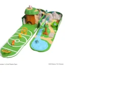 Ken Black Pokémon Carry Case Playset - Portable Transforming Playset with Action Features and 2-inch Pikachu B| Action Figures & Playsets