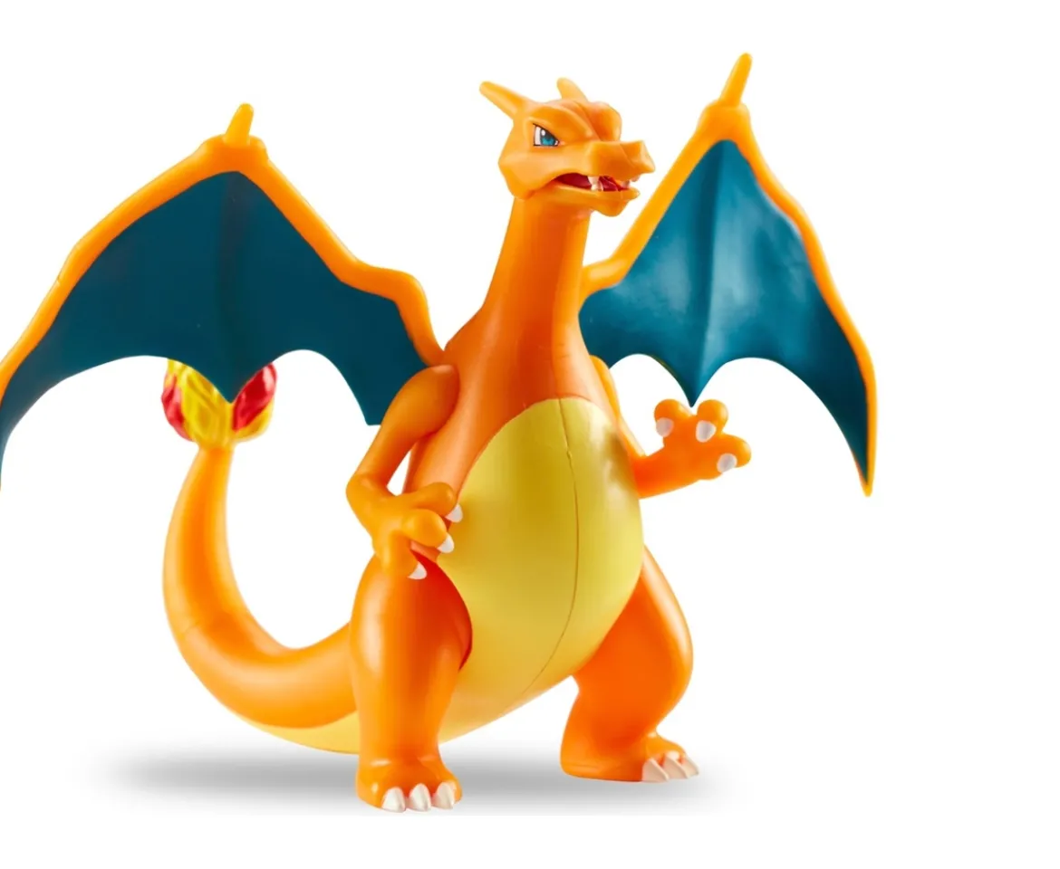 Ken Black Pokémon Charizard 11cm Battle Feature Figure| Action Figures & Playsets