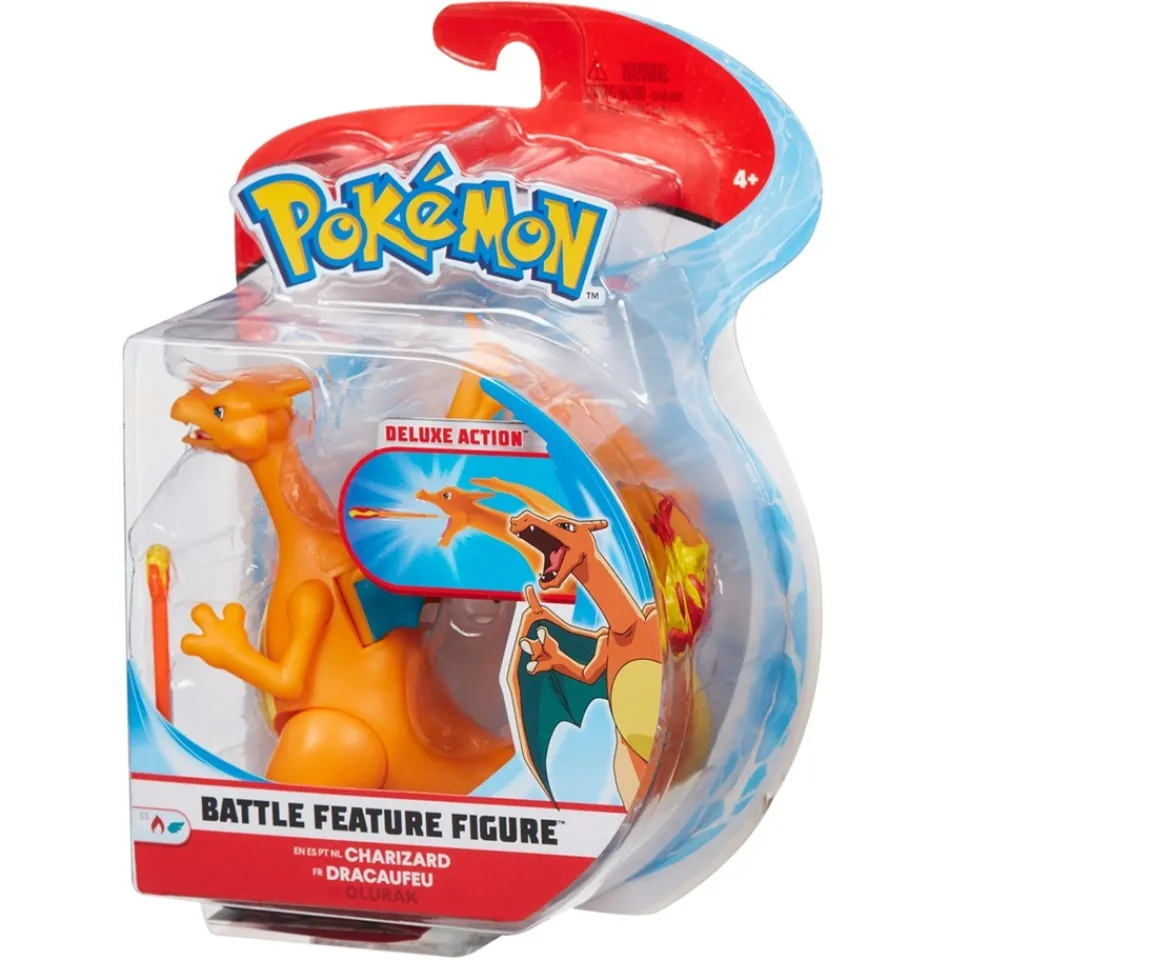 Ken Black Pokémon Charizard 11cm Battle Feature Figure| Action Figures & Playsets