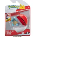 Ken Black Pokémon Clip ‘N’ Go Squirtle and Poké Ball - Includes 2-Inch Battle Figure and Poké Ball Accessory| Action Figures & Playsets
