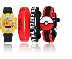 Ken Black Pokémon Flashing LCD Watch Mega Set|Kids Kids Watches