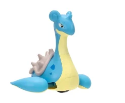 Ken Black Pokémon Lapras Battle Feature Figure - 4.5-Inch Lapras Battle Ready Figure with Charge Attack| Action Figures & Playsets