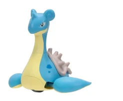 Ken Black Pokémon Lapras Battle Feature Figure - 4.5-Inch Lapras Battle Ready Figure with Charge Attack| Action Figures & Playsets