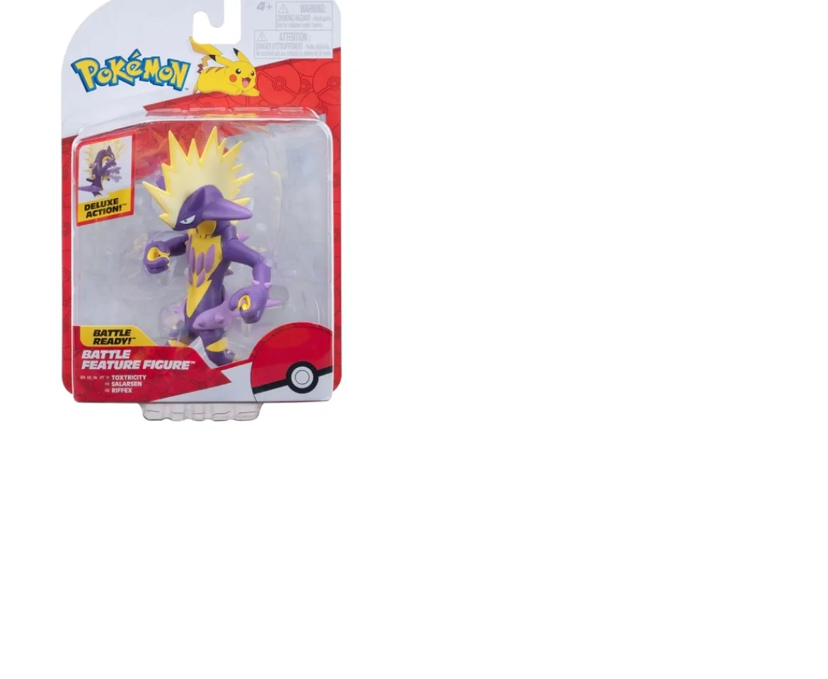 Ken Black Pokémon Toxtricity 11cm Battle Feature Figure| Action Figures & Playsets