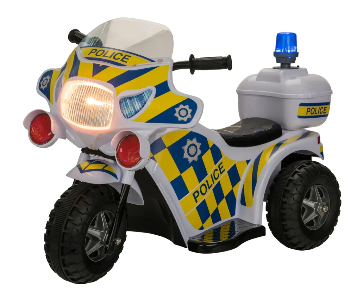 Ken Black Police 6 Volt Motorbike Ride On| Electric Ride Ons