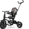 Ken Black Q Play Rito Star Folding Trike Grey| Trikes|Pedal & Foot To Floor Ride Ons