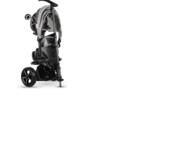 Ken Black Q Play Rito Star Folding Trike Grey| Trikes|Pedal & Foot To Floor Ride Ons