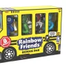 Ken Black Rainbow Friends School Bus Mini Figure 8 Pack| Action Figures & Playsets