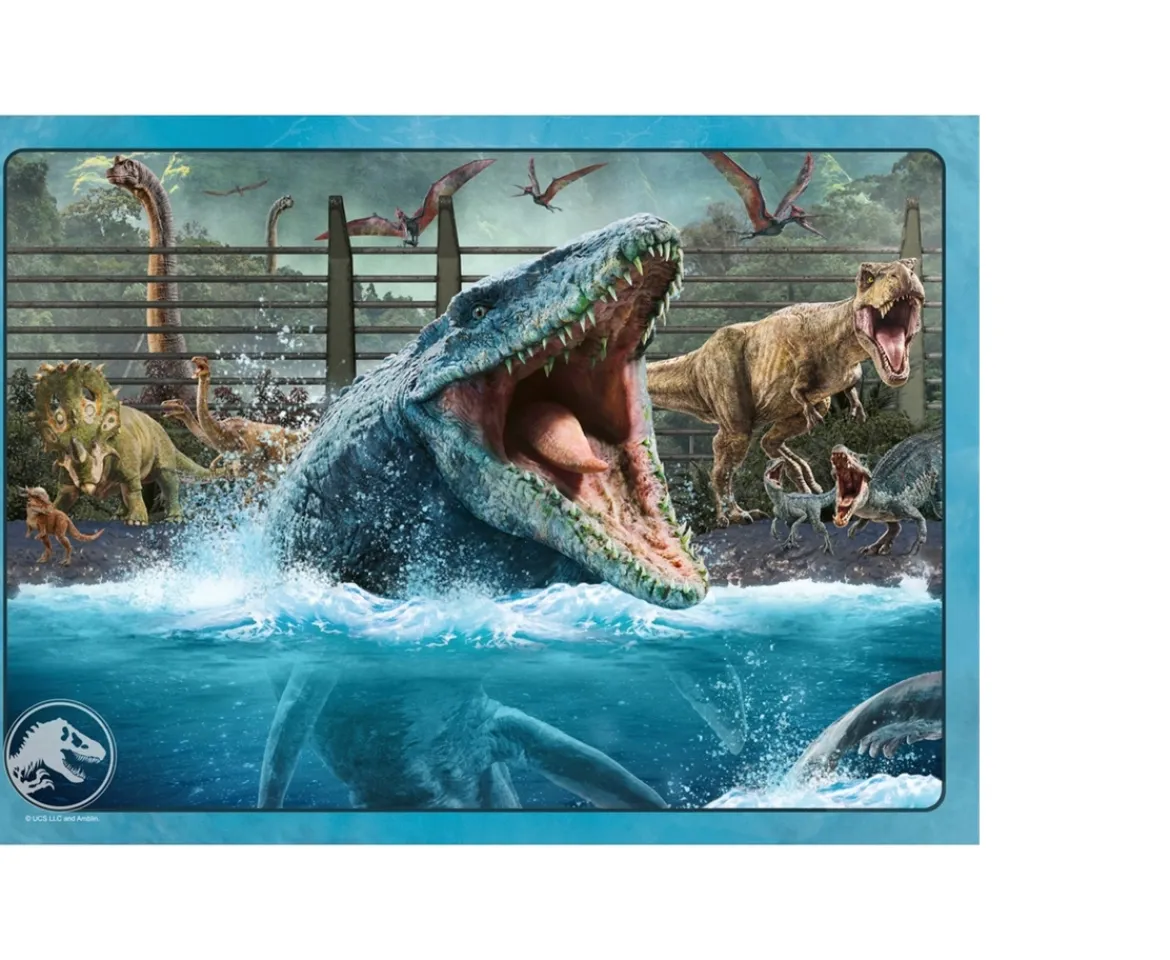 Ken Black Ravensburger Jurassic World Classic 4x 100-piece Jigsaw Puzzle Bumper Pack| Action Figures & Playsets