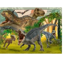 Ken Black Ravensburger Jurassic World Classic 4x 100-piece Jigsaw Puzzle Bumper Pack| Action Figures & Playsets