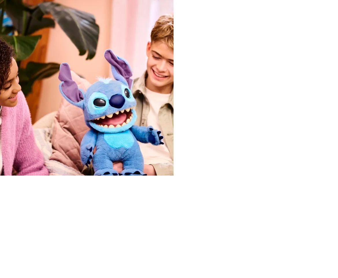 Ken Black Real FX Disney Stitch Puppet Interactive Toy| Interactive Toys