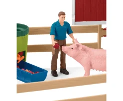 Ken Black Red Barn with Animals and Accessories| Farm Model Vehicles & Playsets