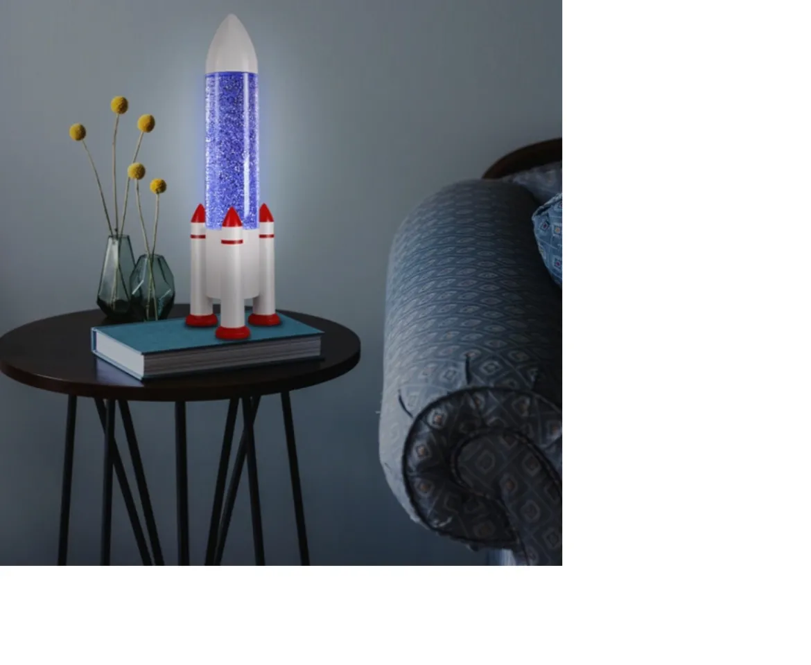 Ken Black Rocket Glitter Lamp USB Powered| Science & Discovery|Building & Vehicle Toys