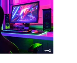 Ken Black RockJam 5m Smart LED Strip Light with Remote Control| Gaming Accessories