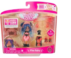 Ken Black Royale High 3” Fashion Dolls Assortment - 1 Figure with 9 Fashion Accessories - Virtual Item Code In| Dolls & Dollhouses