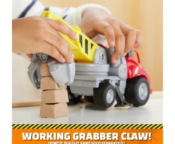 Ken Black Rubble & Crew Charger’s Crane Grabber Toy Truck| Preschool & Electronic Learning