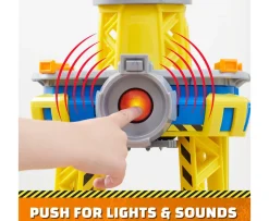 Ken Black Rubble and Crew Bark Yard Crane Tower Playset with Rubble Action Figure| Preschool & Electronic Learning