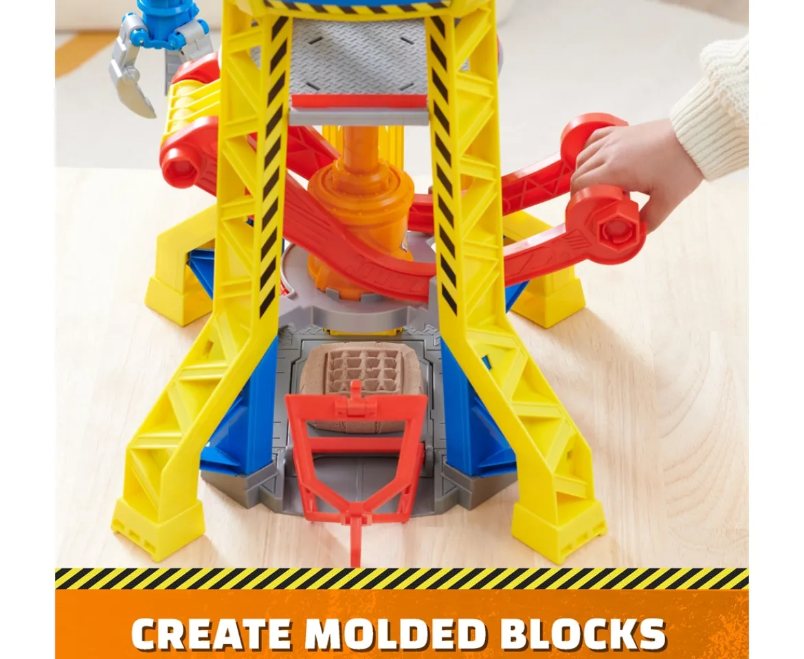 Ken Black Rubble and Crew Bark Yard Crane Tower Playset with Rubble Action Figure| Preschool & Electronic Learning